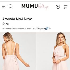 Show me your MuMu Bridesmaid/ Maxi dress